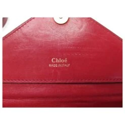 Chloé SAC A MAIN CHLOE CASSIE 3S0068 BANDOULIERE EN CUIR ROUGE PURSE HAND BAG -Chloé 797230 5