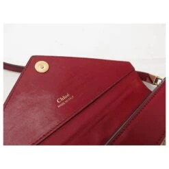 Chloé SAC A MAIN CHLOE CASSIE 3S0068 BANDOULIERE EN CUIR ROUGE PURSE HAND BAG -Chloé 797230 9