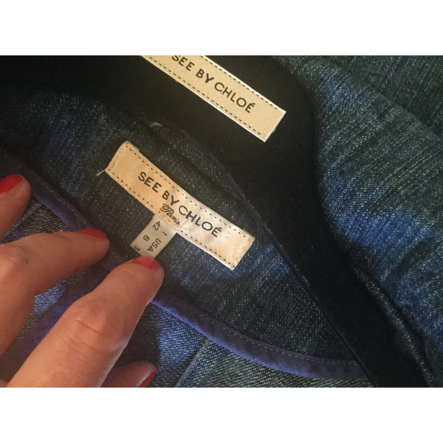 See By Chloé Manteaux Bleu 8 See By Chloé Manteaux Bleu – Image 6