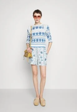 See By Chloé Pullover - White/Blue -Chloé 7d1293d2696748fe983e9f812e1f6140