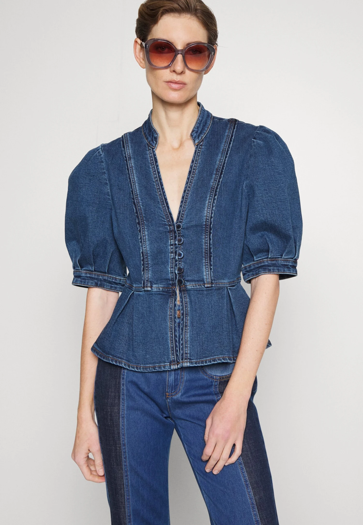 See By Chloé Blouse - Deep Denim 8 See By Chloé Blouse - Deep Denim – Image 6