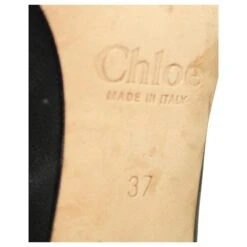 Chloé Escarpins Noirs Avec Accent Nacré -Chloé 803414 8