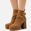 See By Chloé Lyna - Bottines À Plateau - Tan