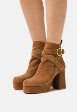 See By Chloé Lyna - Bottines À Plateau - Tan
