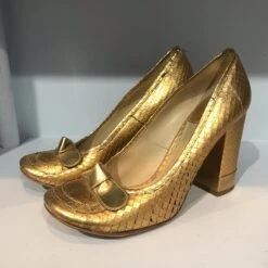 Chloé CHLOE Talons T.UE 37.5 Cuirs Exotiques Doré 10 Chloé CHLOE Talons T.UE 37.5 Cuirs Exotiques Doré -Chloé 824556 3