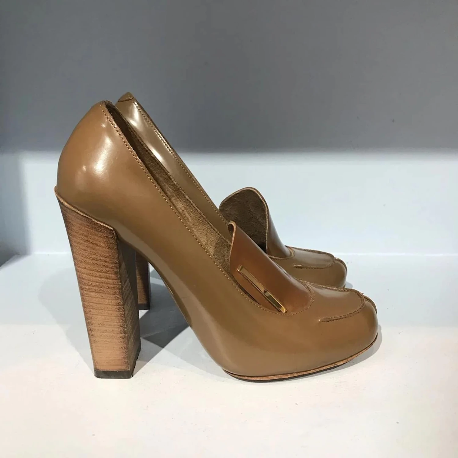 Chloé CHLOE Talons T.UE 36.5 Cuir De Vachette 4 Chloé CHLOE Talons T.UE 36.5 Cuir De Vachette – Image 2