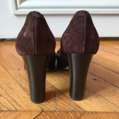 Chloé CHLOE Talons T.UE 37.5 Suédée Marron -Chloé 824558 3