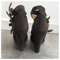 Chloé CHLOE Talons T.UE 40 Suédée Gris 11 Chloé CHLOE Talons T.UE 40 Suédée Gris -Chloé 824560 3