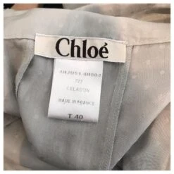 Chloé CHLOE Jupes T.International L Soie Bleu -Chloé 824616 9