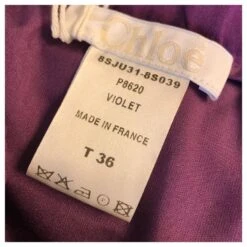 Chloé CHLOE Jupes T.International S Soie Violet -Chloé 824617 3