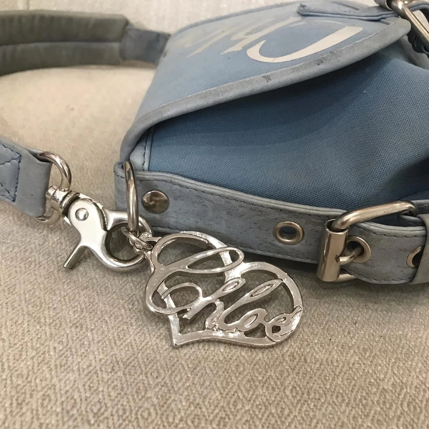 Chloé Sacs à Main CHLOE T. Chiffon Bleu 8 Chloé Sacs à Main CHLOE T. Chiffon Bleu – Image 6