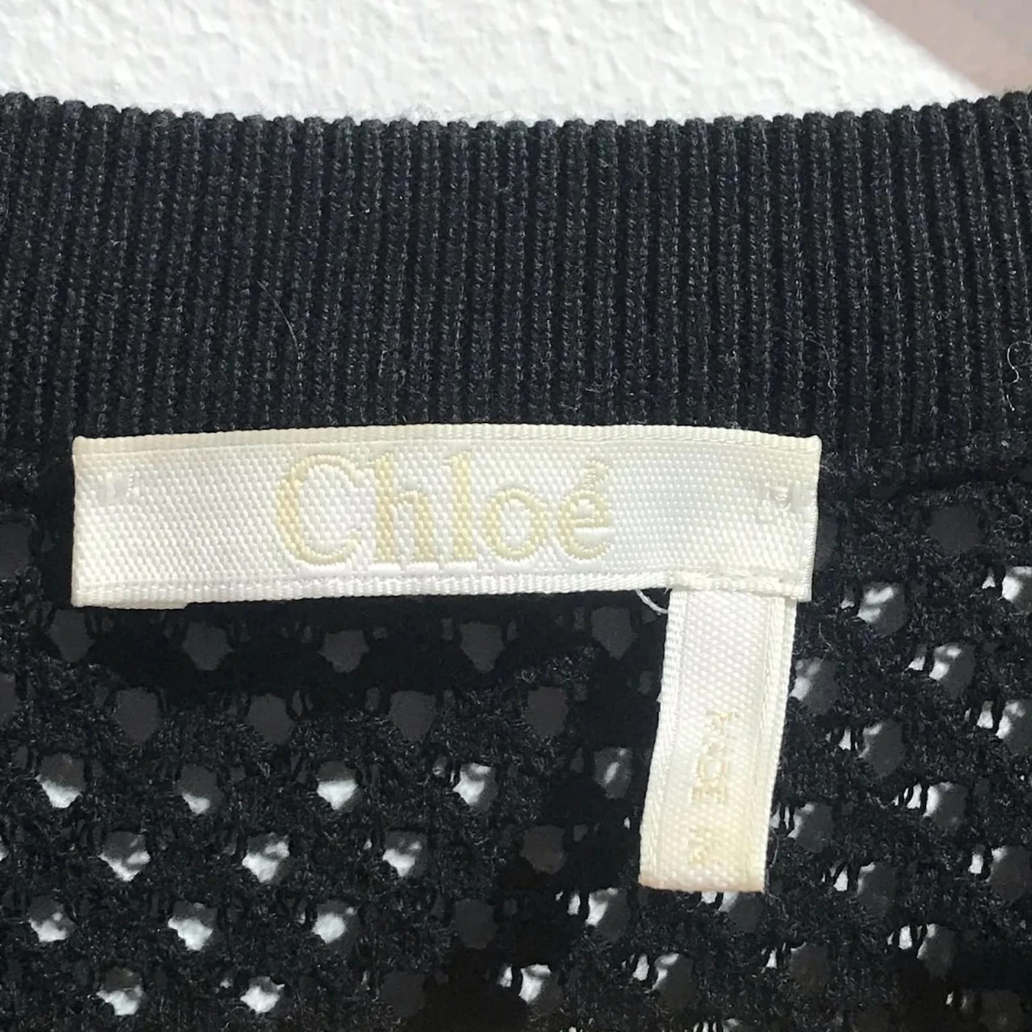 Chloé CHLOE Tricot T.International S Synthétique Noir 5 Chloé CHLOE Tricot T.International S Synthétique Noir – Image 3