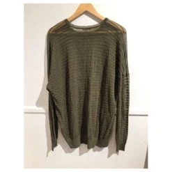 Chloé CHLOE Tricot T.International XS Coton Kaki 9 Chloé CHLOE Tricot T.International XS Coton Kaki -Chloé 825667 3