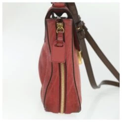 Sac à Main Chloé En Cuir 2façon Rose Auth 37544 -Chloé 831632 4