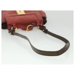 Sac à Main Chloé En Cuir 2façon Rose Auth 37544 -Chloé 831632 8