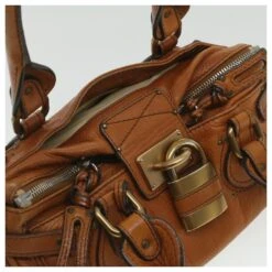 Chloé Chloe Paddington Sac à Main En Cuir Marron Auth 37540 -Chloé 833149 6