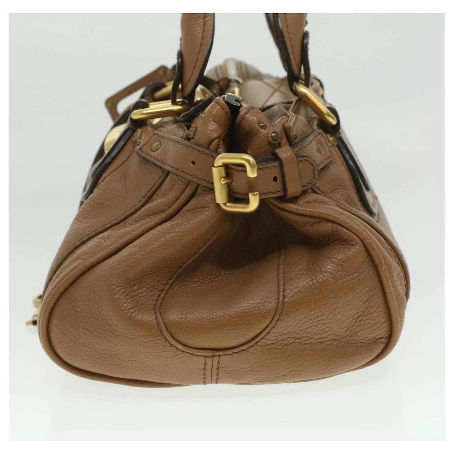 Chloé Chloe Paddington Sac à Main En Cuir Marron 03-08-51-5276 Auth 37277 5 Chloé Chloe Paddington Sac à Main En Cuir Marron 03-08-51-5276 Auth 37277 – Image 3