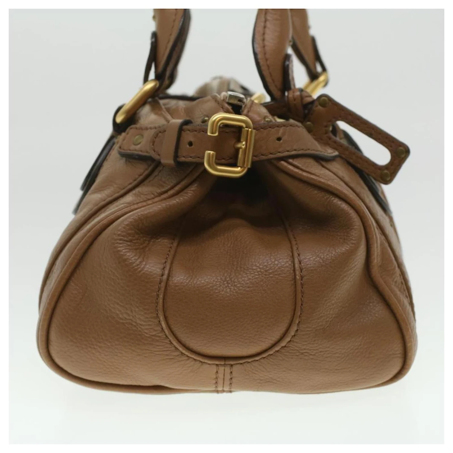 Chloé Chloe Paddington Sac à Main En Cuir Marron 03-08-51-5276 Auth 37277 6 Chloé Chloe Paddington Sac à Main En Cuir Marron 03-08-51-5276 Auth 37277 – Image 4