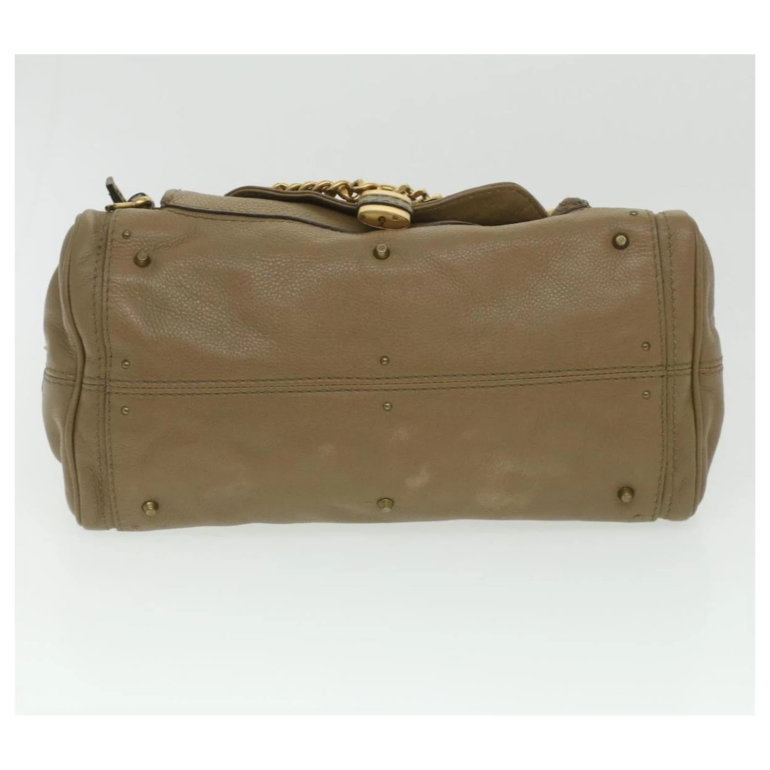 Chloé Sac à Main Cuir Gris Auth 37541 7 Chloé Sac à Main Cuir Gris Auth 37541 – Image 5