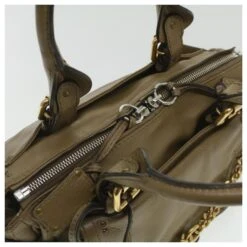 Chloé Sac à Main Cuir Gris Auth 37541 17 Chloé Sac à Main Cuir Gris Auth 37541 -Chloé 833656 6