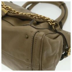 Chloé Sac à Main Cuir Gris Auth 37541 19 Chloé Sac à Main Cuir Gris Auth 37541 -Chloé 833656 8