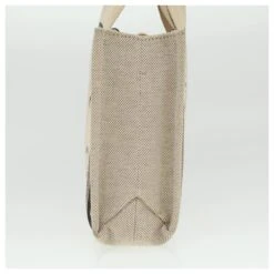Chloé Sac à Main Chloe Woody En Toile 2façon Gris Marron Auth 37269 -Chloé 833676 3