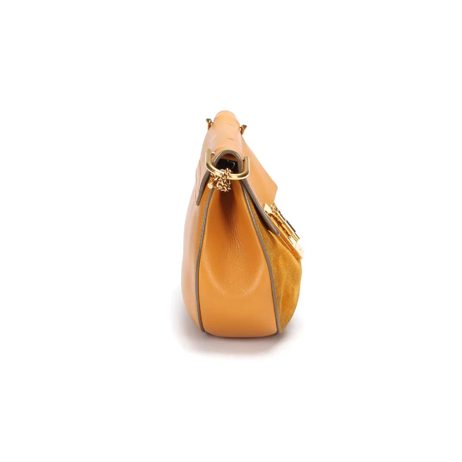 Chloé Sac Drew En Cuir Suédé Orange 5 Chloé Sac Drew En Cuir Suédé Orange – Image 4