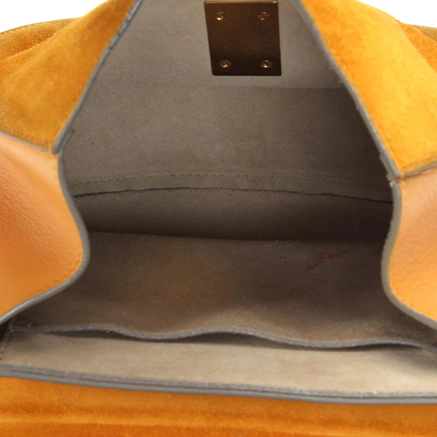 Chloé Sac Drew En Cuir Suédé Orange 10 Chloé Sac Drew En Cuir Suédé Orange – Image 9