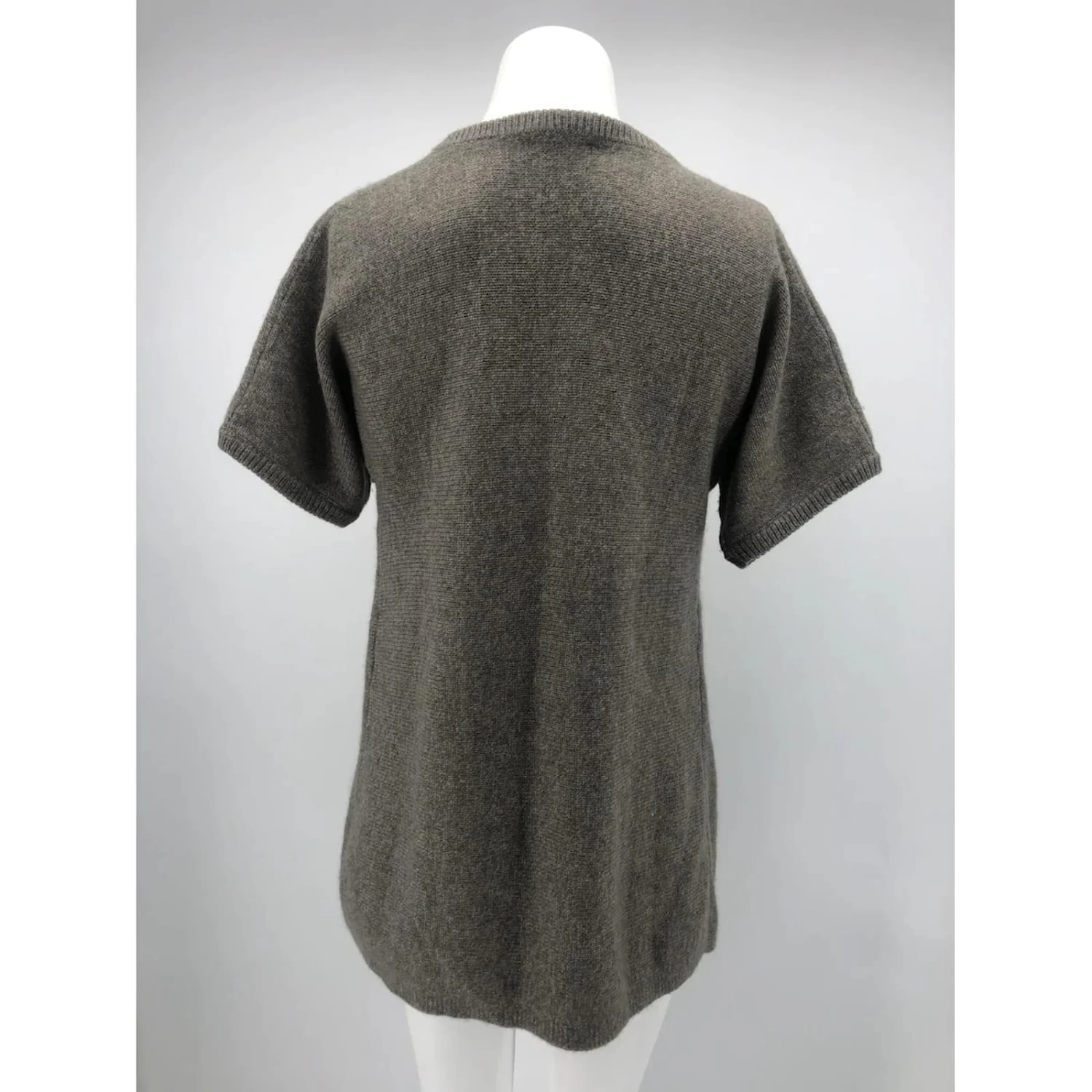 Chloé CHLOE Tricot T.International M Laine Gris 4 Chloé CHLOE Tricot T.International M Laine Gris – Image 2