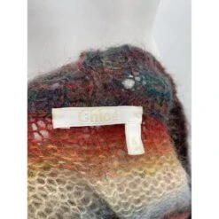 Chloé CHLOE Tricot T.International XS Laine Multicolore -Chloé 837804 5