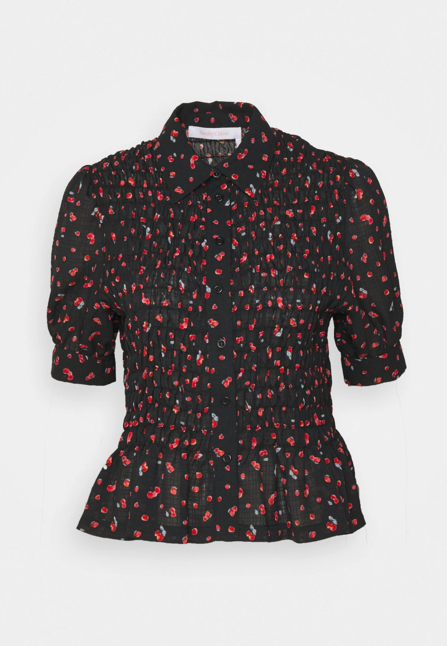 See By Chloé Chemisier - Black/Red 9 See By Chloé Chemisier - Black/Red – Image 7