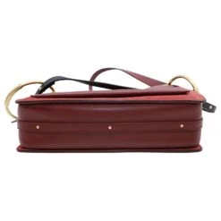 Chloé Chloe Roy Medium Shoulder Bag En Cuir De Veau Bordeaux Cuir -Chloé 845543 3