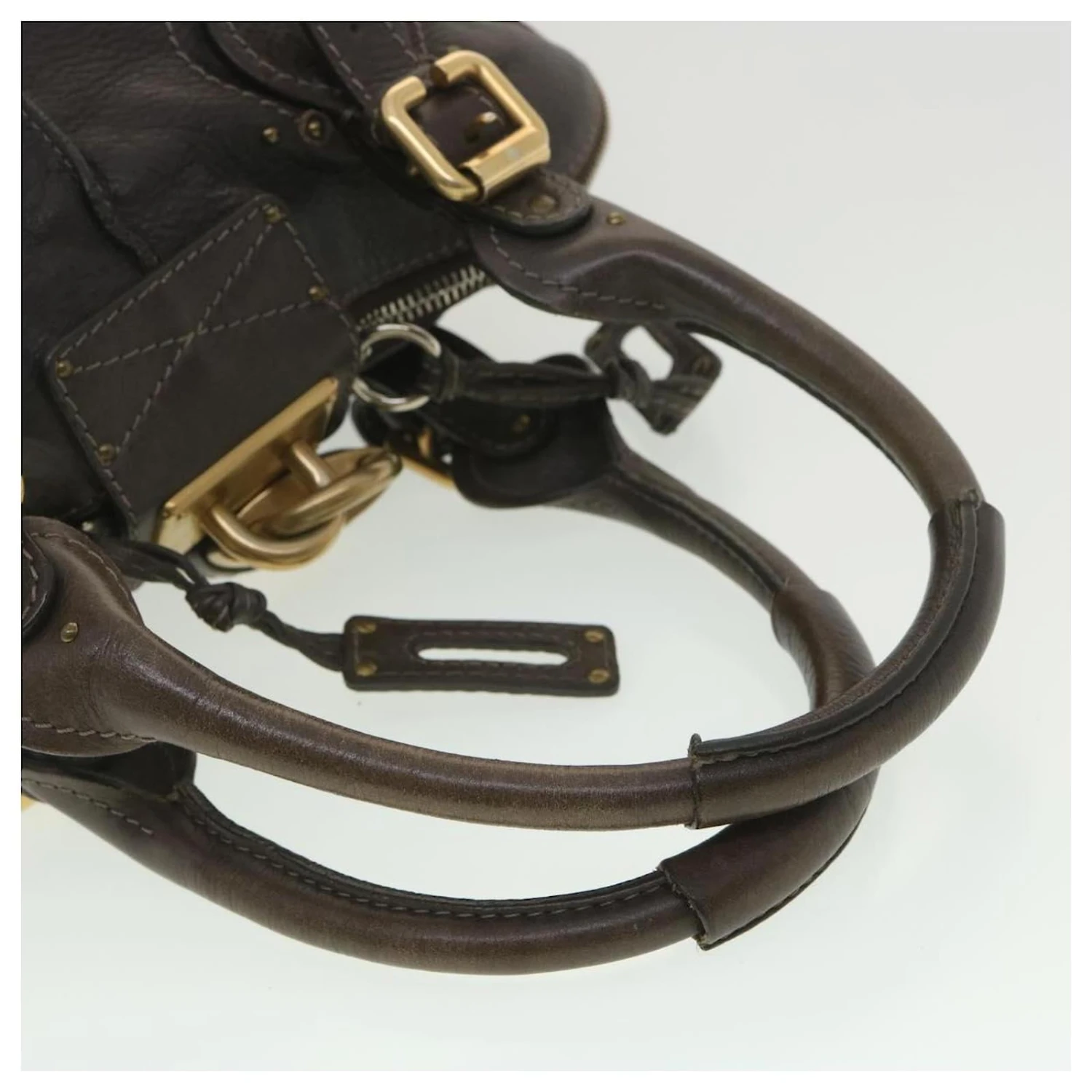 Chloé Chloe Paddington Sac à Main En Cuir Marron 03-07-53 6 Auth 37838 9 Chloé Chloe Paddington Sac à Main En Cuir Marron 03-07-53 6 Auth 37838 – Image 7