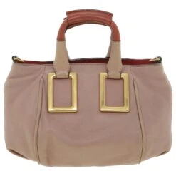 Sac à Main Chloé En Cuir 2façon Rose 04-12-50-65 Auth 37843 -Chloé 846686 2