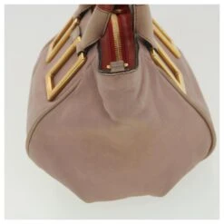Sac à Main Chloé En Cuir 2façon Rose 04-12-50-65 Auth 37843 -Chloé 846686 3