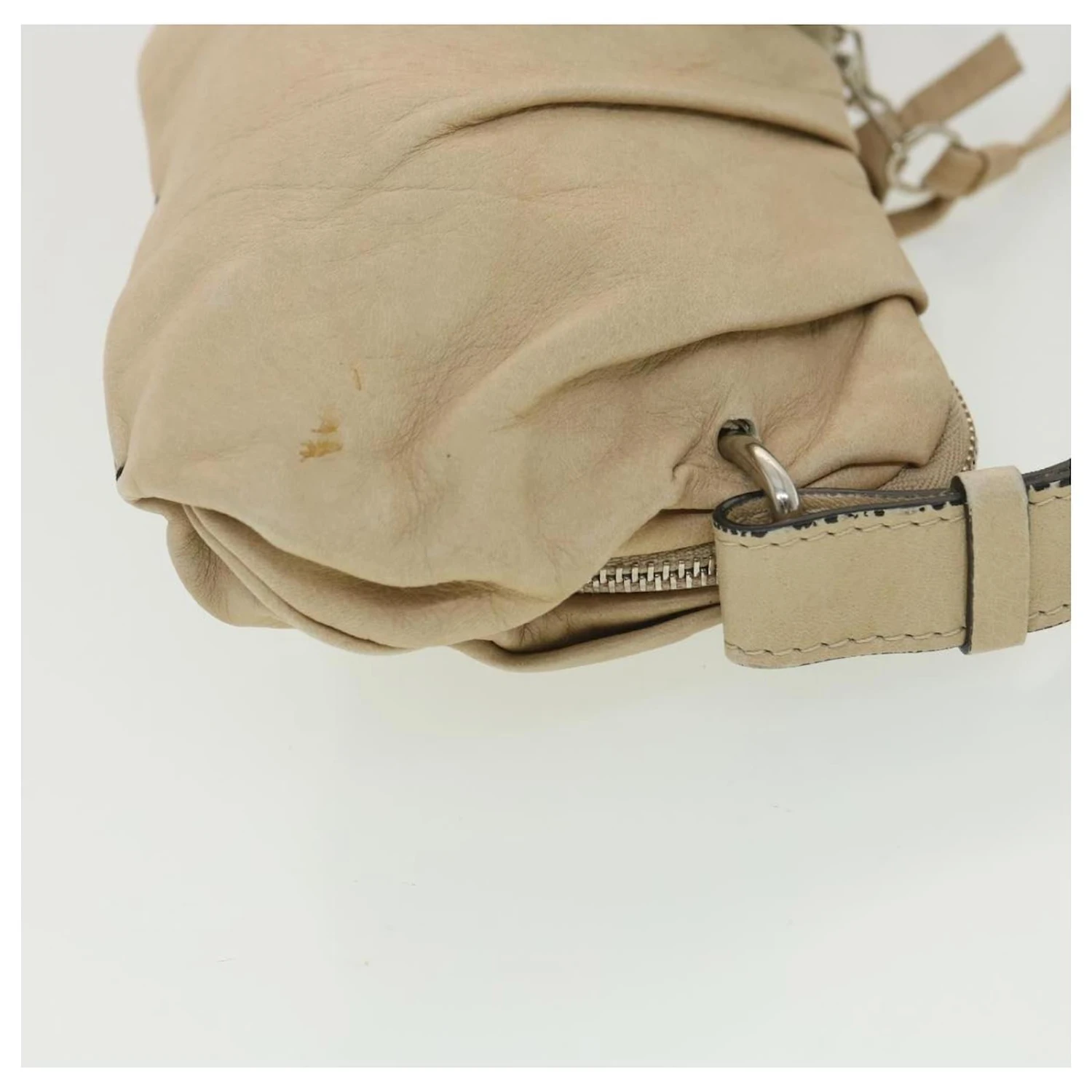 Chloé Sac Bandoulière Cuir Beige Authentique 37847 5 Chloé Sac Bandoulière Cuir Beige Authentique 37847 – Image 3