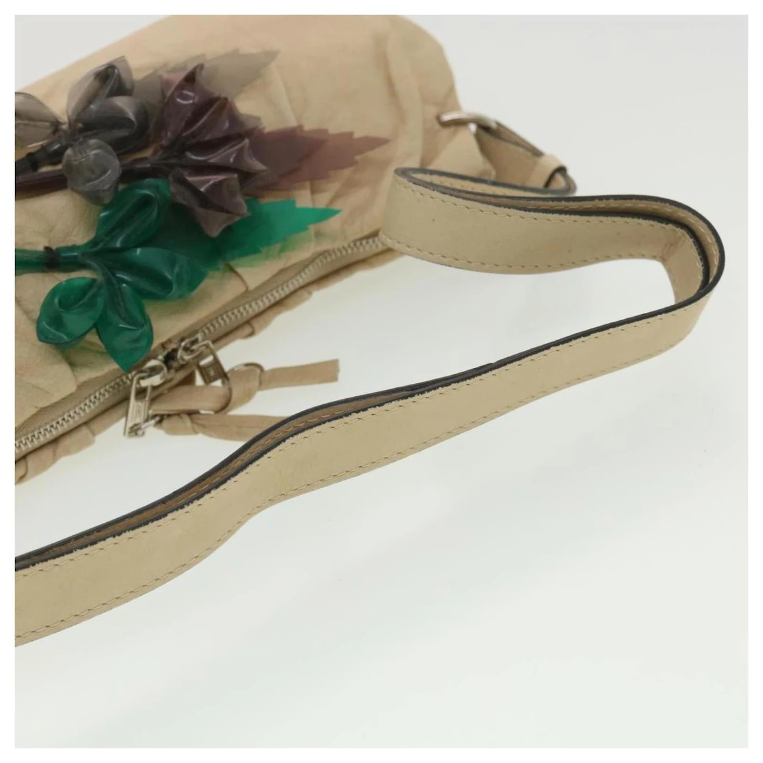 Chloé Sac Bandoulière Cuir Beige Authentique 37847 9 Chloé Sac Bandoulière Cuir Beige Authentique 37847 – Image 7