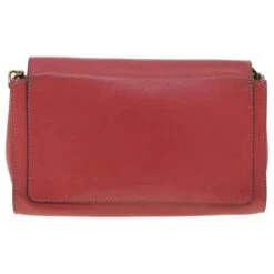 Chloé Chloe Chain Sac à Bandoulière En Cuir 2façon Rose Auth Yk6115 -Chloé 847703 2