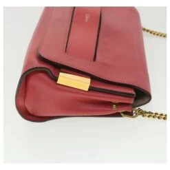 Chloé Chloe Chain Sac à Bandoulière En Cuir 2façon Rose Auth Yk6115 -Chloé 847703 4