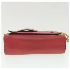 Chloé Chloe Chain Sac à Bandoulière En Cuir 2façon Rose Auth Yk6115 -Chloé 847703 5