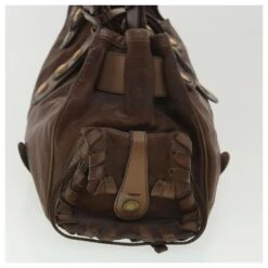 Chloé Chloe Sac à Main Cuir Marron SA59-01-06-54 Auth 37835 -Chloé 848490 4