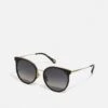 Chloé Lunettes De Soleil - Black/Gold-Coloured/Grey