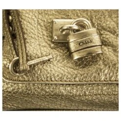 Chloé CHLOE Paddington Silver Pebbled Leather Iconic Clutch Bag Sac à Main W. Porte Poignée Argenté 18 Chloé CHLOE Paddington Silver Pebbled Leather Iconic Clutch Bag Sac à Main W. Porte Poignée Argenté -Chloé 853836 7