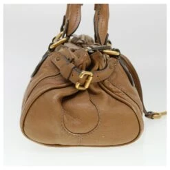 Chloé Chloe Paddington Sac à Main Cuir Beige 010851 5276 Auth 38388 -Chloé 856722 4