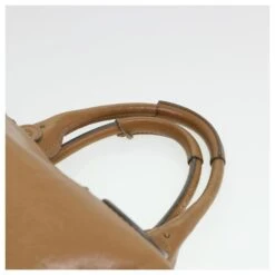 Chloé Chloe Paddington Sac à Main Cuir Beige 010851 5276 Auth 38388 -Chloé 856722 8