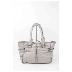 Chloé Sac à Main Paddington En Cuir Gris -Chloé 861351 2