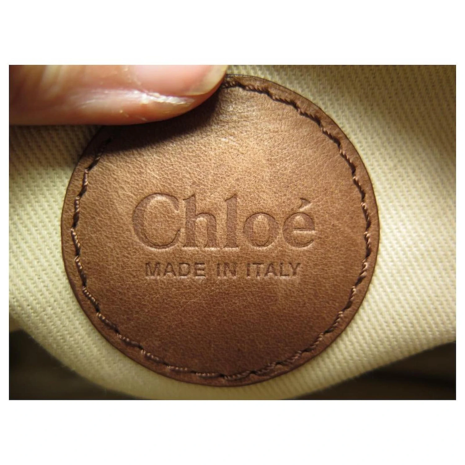 Chloé SAC POCHETTE CHLOE 21 CM EN CUIR DE PYTHON MARRON BROWN LEATHER BAG CLUTCH 6 Chloé SAC POCHETTE CHLOE 21 CM EN CUIR DE PYTHON MARRON BROWN LEATHER BAG CLUTCH – Image 4