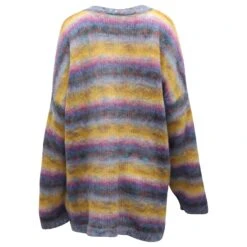 Chloé Pull Chloe Oversize Stripe En Mélange De Laine Mohair Multicolore -Chloé 862201 3