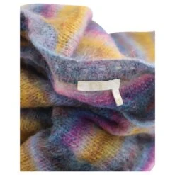 Chloé Pull Chloe Oversize Stripe En Mélange De Laine Mohair Multicolore -Chloé 862201 4