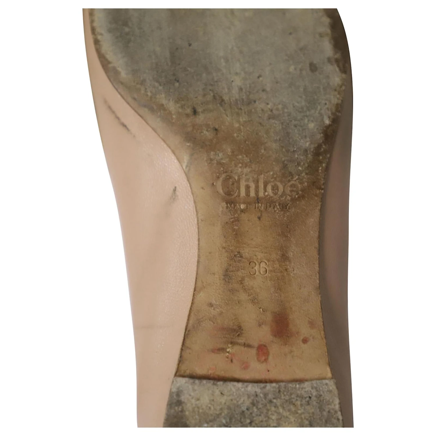 Chloé Chloe Lauren Ballerines Festonnées En Cuir Nude Chair 8 Chloé Chloe Lauren Ballerines Festonnées En Cuir Nude Chair – Image 6